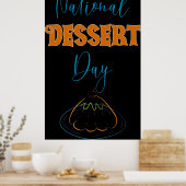 Nationale Dessertdag Poster (Keuken)
