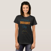 Nationale Dessertdag T-shirt (Voorkant volledig)