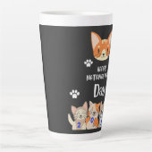 Nationale dierendag unieke viering 20 feb 2025 latte mok (Voorkant)