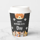 Nationale dierendag unieke viering 20 feb 2025 papieren bekers (Voorkant)