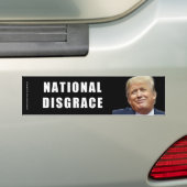 NATIONALE DISGRACE BUMPERSTICKER (Op auto)