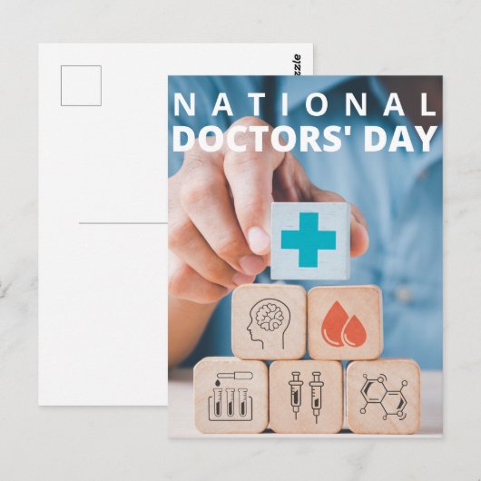 Nationale Doktersdag Briefkaart (Voorkant / Achterkant)