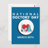 Nationale Doktersdag Briefkaart (Voorkant / Achterkant)