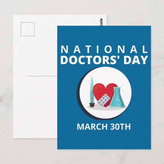 Nationale Doktersdag Briefkaart (Voorkant / Achterkant)