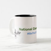 Nationale Donordag Keramische Mok (Voorkant links)