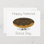Nationale Donut Dag | BRIEFKAART (Voorkant / Achterkant)