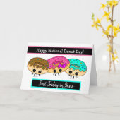 Nationale Donut Dag Kaart (Gele Bloem)