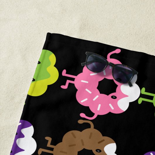 Nationale Donut Dag Strandlaken (In situ)