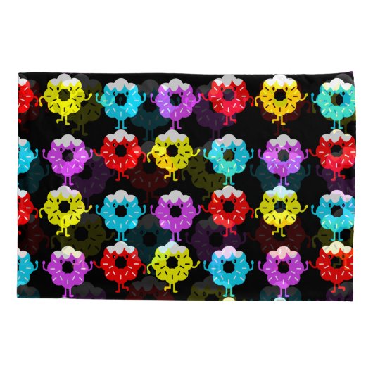 Nationale Donut Day donuts Kussensloop (Achterkant-Links)