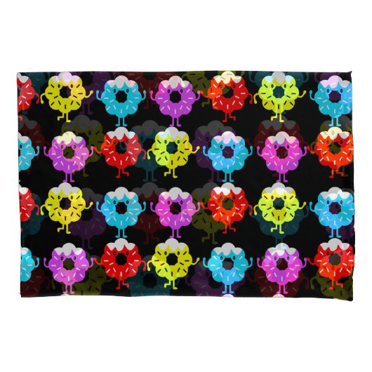 Nationale Donut Day donuts Kussensloop (Voorkant-Links)