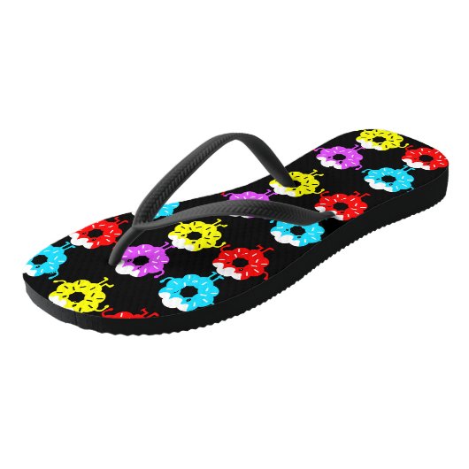 Nationale Donut Day donuts Teenslippers (Schuin)