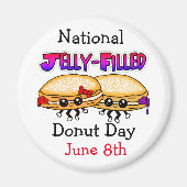 Nationale Donutdag met geleidevulling Magneet (Voorkant)