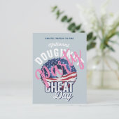 Nationale Doughnut Cheat Day Party uitnodiging (Staand voorkant)