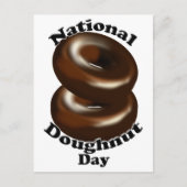 Nationale Doughnut Dag Briefkaart (Voorkant)
