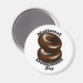Nationale Doughnut Dag Magneet (Voorkant / Achterkant)
