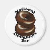 Nationale Doughnut Dag Magneet (Voorkant)