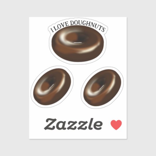 Nationale Doughnut Dag Sticker (Vel)