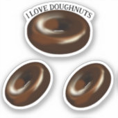 Nationale Doughnut Dag Sticker (Voorkant)
