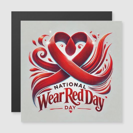 Nationale Draag Rode Dag (Voorkant / Achterkant)