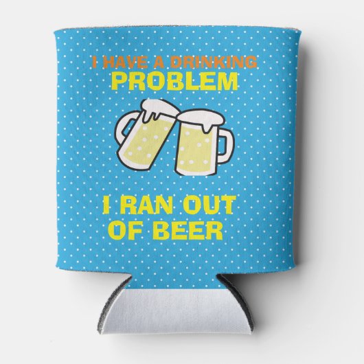 Nationale drink bierdag grappig blikjeskoeler (Voorkant)