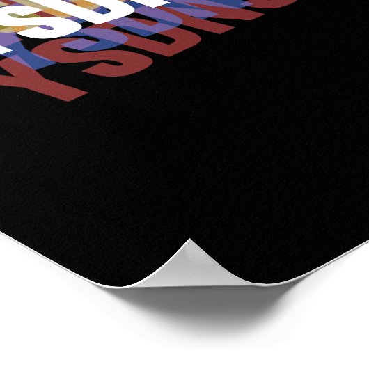 Nationale dyslexie Bewustmakingsmaand oktober Poster (Hoek)