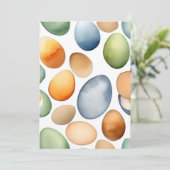 Nationale eimaand januari A - Waterverven Feestdagenkaart (Staand voorkant)