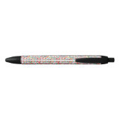 Nationale emblemen zwarte inkt pen (Achterkant)
