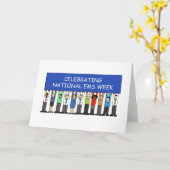 Nationale EMS Week mei Kaart (Gele Bloem)