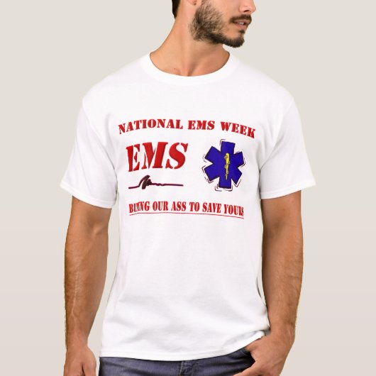 Nationale EMS Week T-shirt (Voorkant)