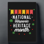 Nationale erfgoedmaand fotoplaat<br><div class="desc">Nationale dipanische erfgoedmaand Funny Gift hispanic,  latinos,  erfgoed,  latina,  spaans,  ,  retro,  mexican,  cultuur,  mexico,  vlaggen,  trots,  geschenken,  trots,  latijns-amerika,  onafhankelijkheid,  landen,  maand nationaal erfgoed, 2021, regenboog</div>