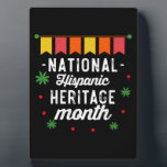 Nationale erfgoedmaand fotoplaat<br><div class="desc">Nationale dipanische erfgoedmaand Funny Gift hispanic,  latinos,  erfgoed,  latina,  spaans,  ,  retro,  mexican,  cultuur,  mexico,  vlaggen,  trots,  geschenken,  trots,  latijns-amerika,  onafhankelijkheid,  landen,  maand nationaal erfgoed, 2021, regenboog</div>
