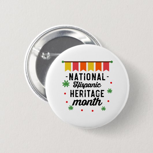 Nationale erfgoedmaand ronde button 5,7 cm (Voorkant /achterkant)