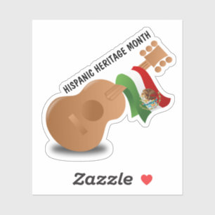 Nationale erfgoedmaand voor paniek - Guitar Sticker