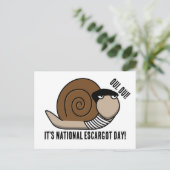 Nationale Escargot Dag Briefkaart (Staand voorkant)