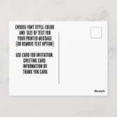 Nationale Escargot Dag Briefkaart (Achterkant)