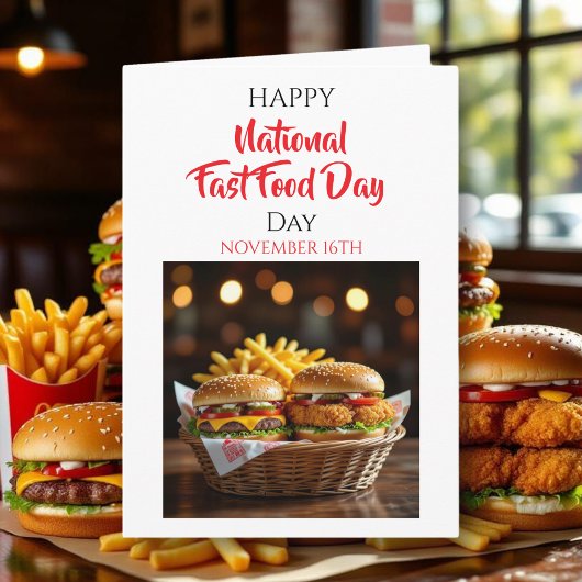 Nationale Fast Food Dag | 16 nov Kaart