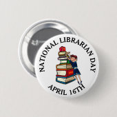 Nationale feestdag 16 april ronde button 5,7 cm (Voorkant /achterkant)