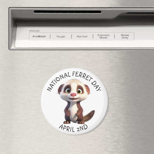 Nationale feestdag 2 april magneet (Insitu (Vaatwasser))