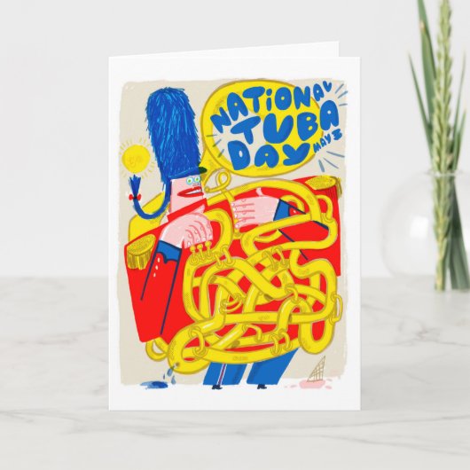 Nationale feestdag 3 mei kaart (Voorkant)