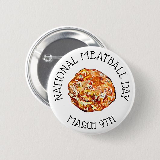Nationale feestdag 9 maart Button (Voorkant /achterkant)