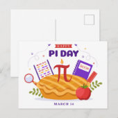 Nationale feestdag briefkaart (Voorkant / Achterkant)