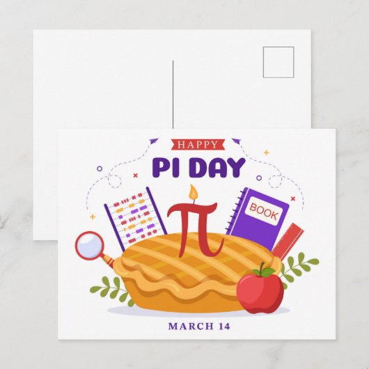 Nationale feestdag briefkaart (Voorkant / Achterkant)