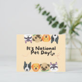 Nationale feestdag briefkaart (Staand voorkant)