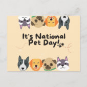 Nationale feestdag briefkaart (Voorkant)