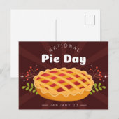 Nationale feestdag briefkaart (Voorkant / Achterkant)