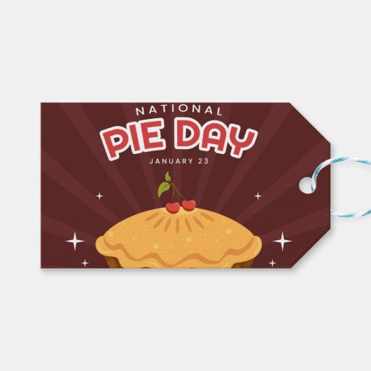 Nationale feestdag cadeaulabel (Voorkant (Horizontaal))