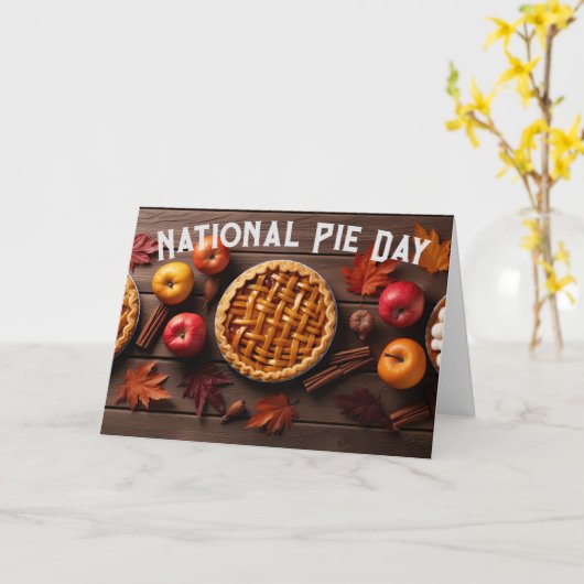 Nationale feestdag kaart (Gele Bloem)