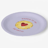 Nationale feestdag papieren bordje (Gekanteld)