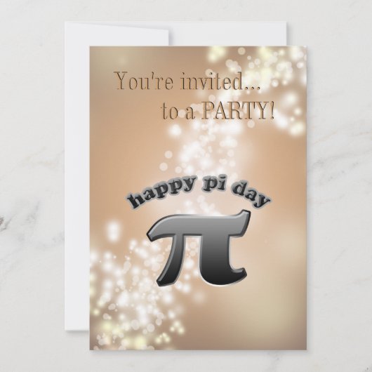 Nationale feestdag | Pi-symbool voor Nerds 14 maar Kaart (Voorkant)