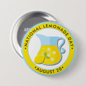 Nationale feestdag ronde button 7,6 cm (Voorkant /achterkant)